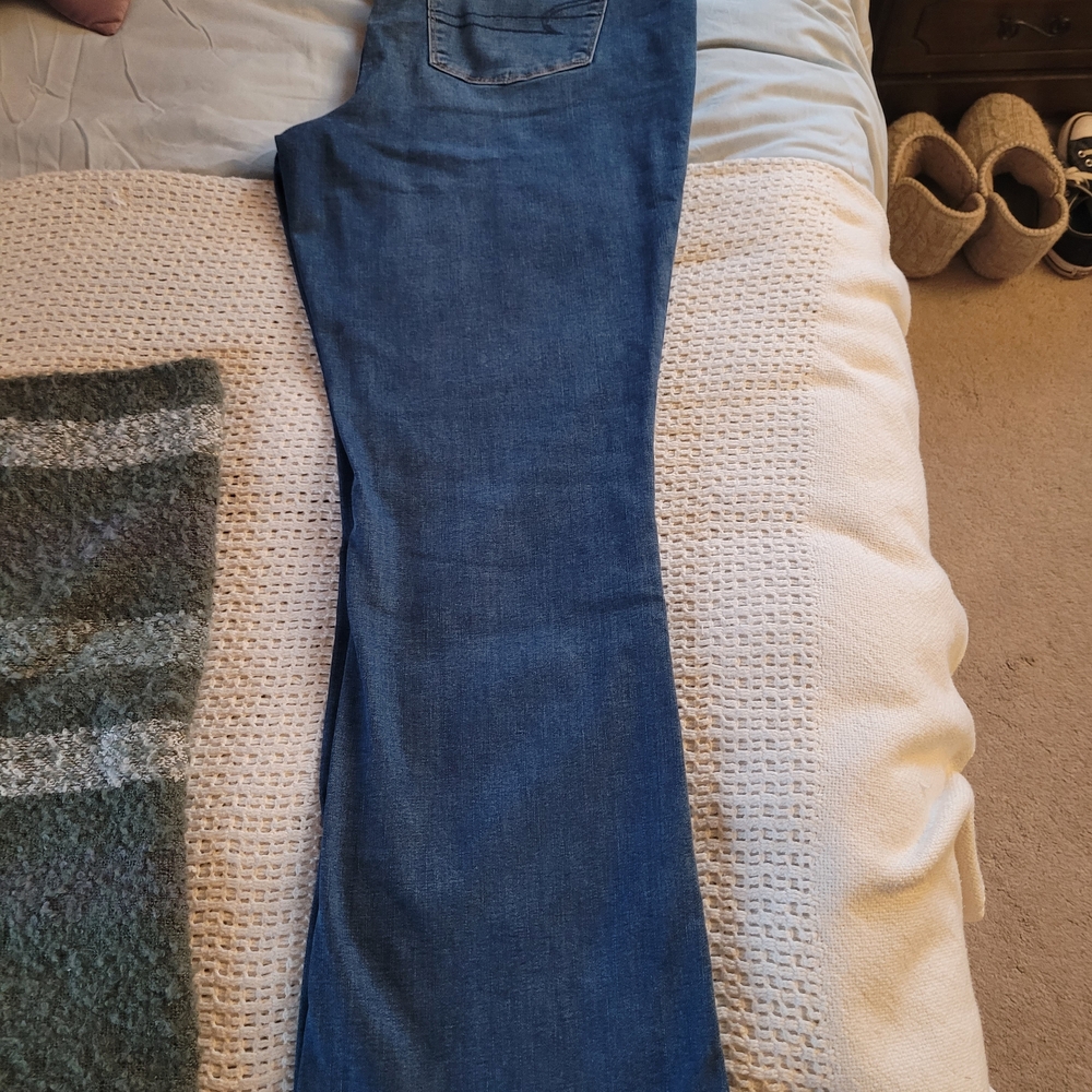 American Eagle Outfitters Dark Blue Flare Jeans